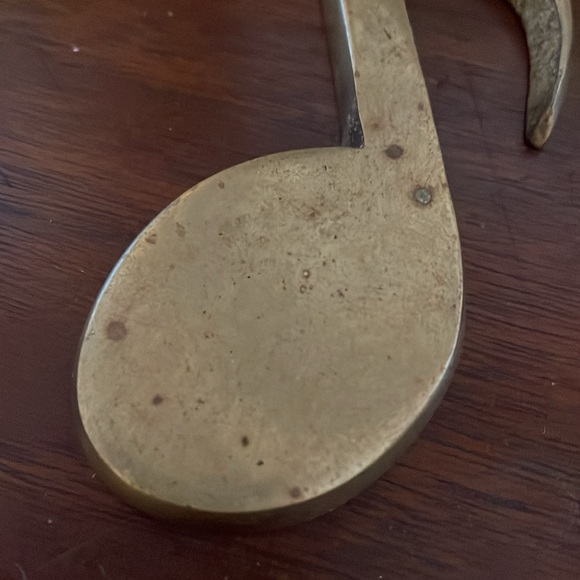 Vintage brass notes - Picture 4 of 12